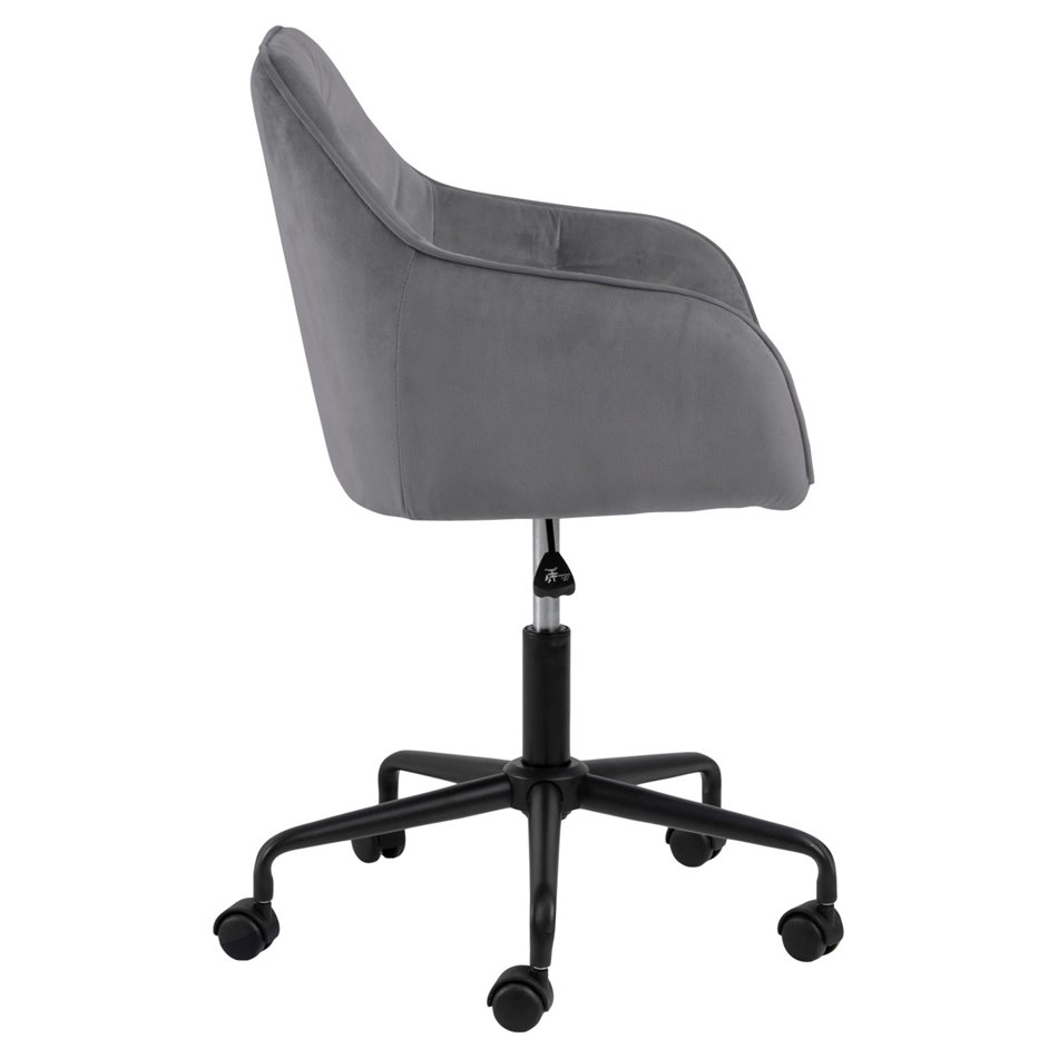 Office chair Arook, dark grey, H88.5x59x58.5cm, seat height 46-55cm