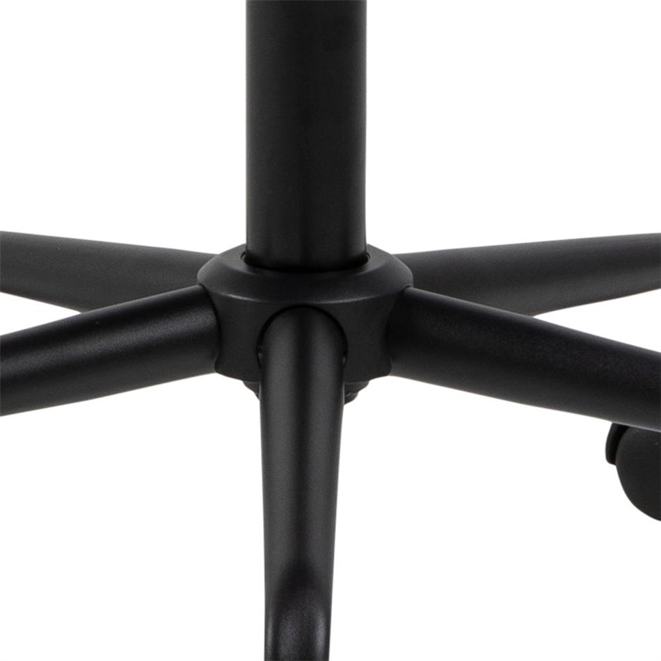 Office chair Arook, dark grey, H88.5x59x58.5cm, seat height 46-55cm