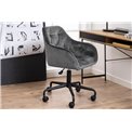 Office chair Arook, dark grey, H88.5x59x58.5cm, seat height 46-55cm