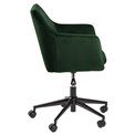 Ofisa krēsls Aron, zaļš, H91x58x58cm, sēdvirsma H 44-54cm