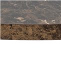Kafijas galds Ablo, brūns marble look, D77cm, H44 cm