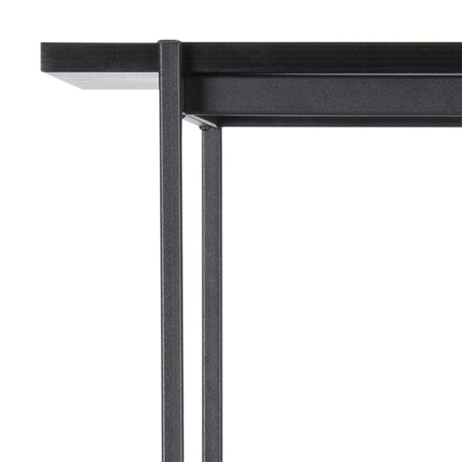 Bookcase Agnus, black, H172x94x27cm