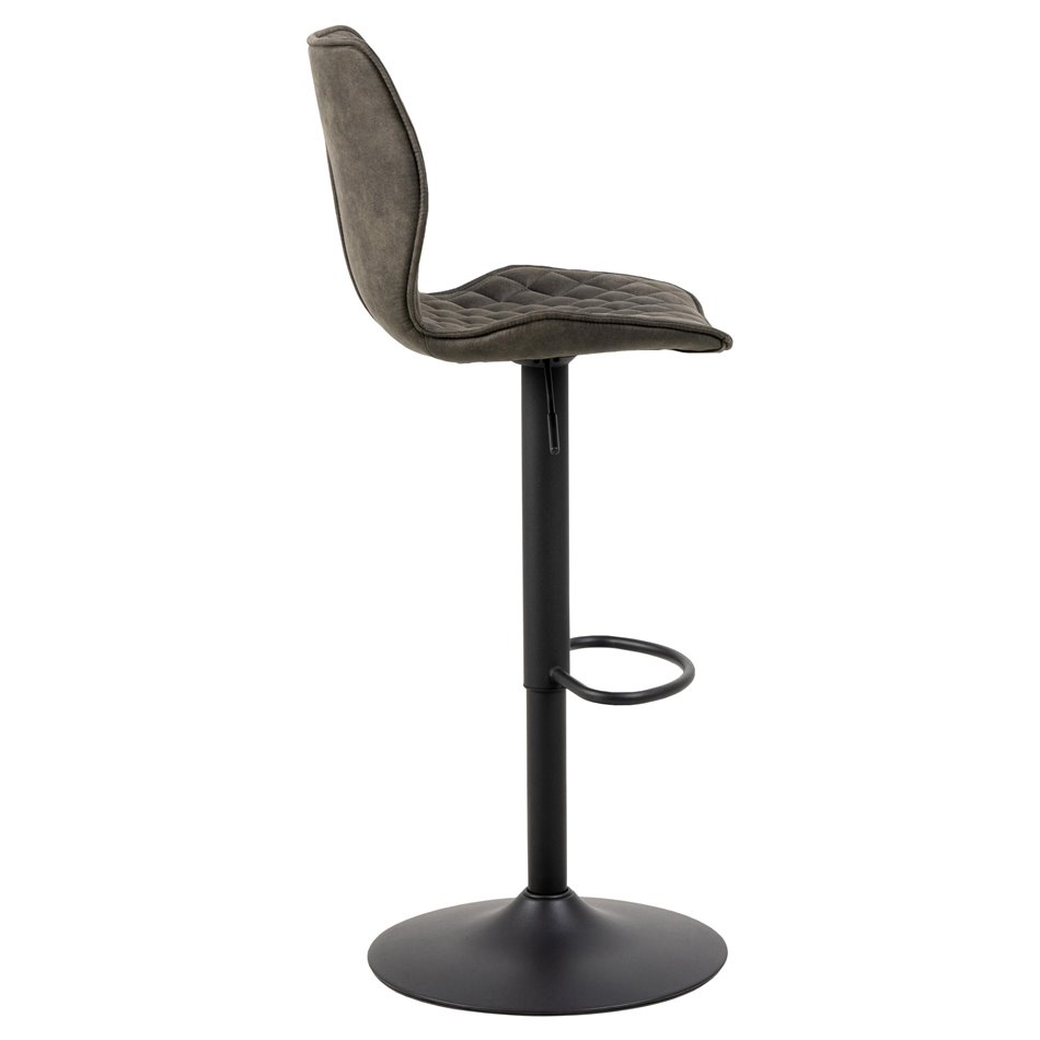 Bāra krēsls Anomi, komplektā 2 gab., antracīta krāsa, H116x45.5x50.5cm, sēdvirsma H 62-83cm