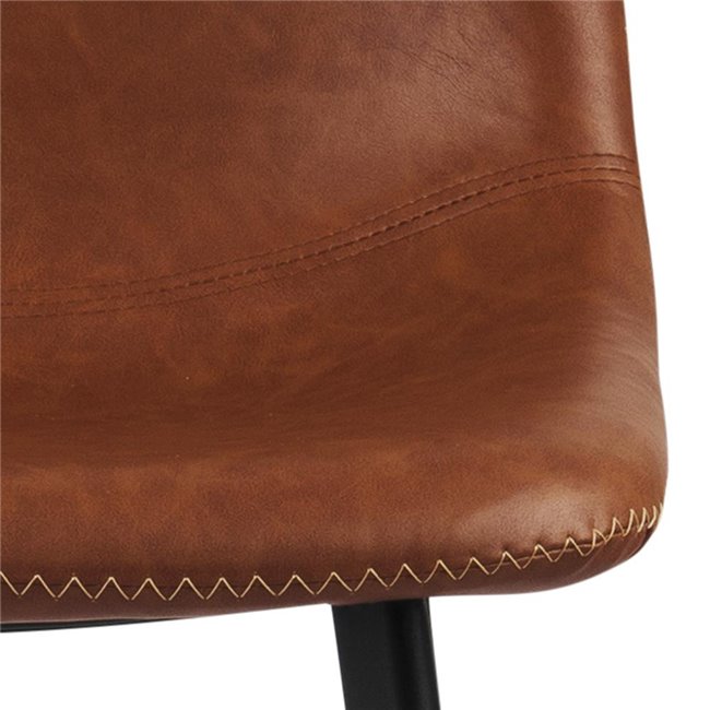 Bāra krēsls Aragon, komplektā 2 gab., brūns, H103x46.5x50cm, sēdvirsma H 76cm