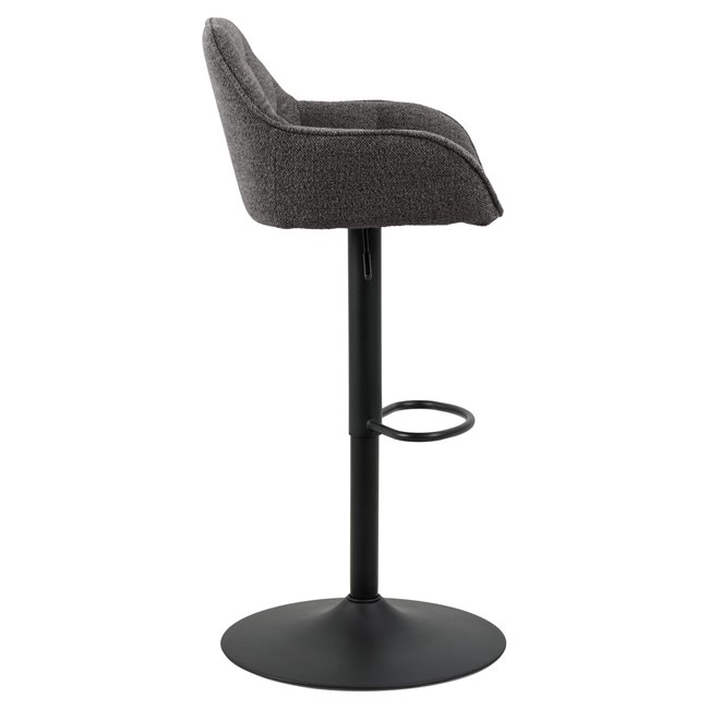 Bāra krēsls Arook, komplektā 2 gab., antracīta krāsa, H109x52x52cm, sēdvirsma H 63-84cm