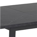 Pusdienu galds Ablo, melns, H75x220x90cm
