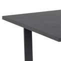 Обеденный стол Ablo, черный, H75x220x90см