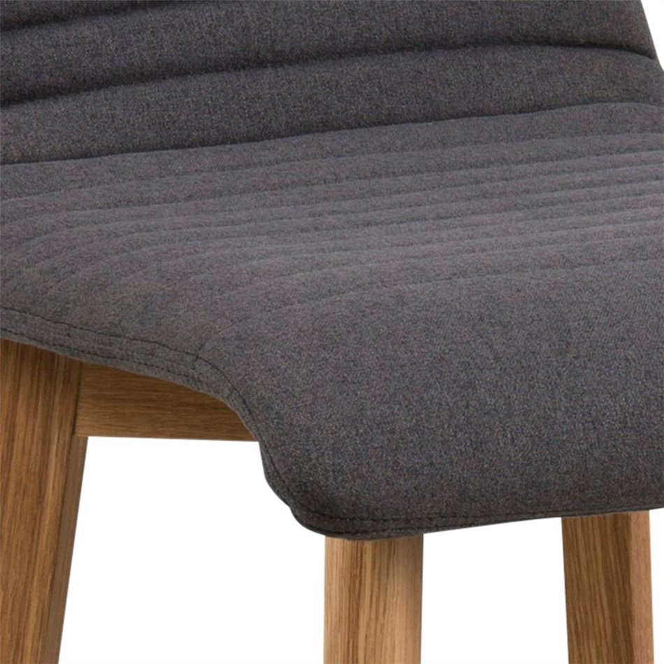 Bāra krēsls Aroso, komplektā 2 gab., antracīta krāsa, H101x44x47cm, sēdvirsma H 75cm