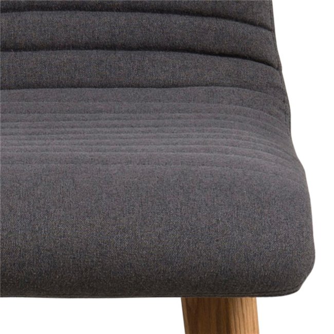 Bar stool Aroso, set of 2 pcs, anthracite, H101x44x47cm, seat height 75cm