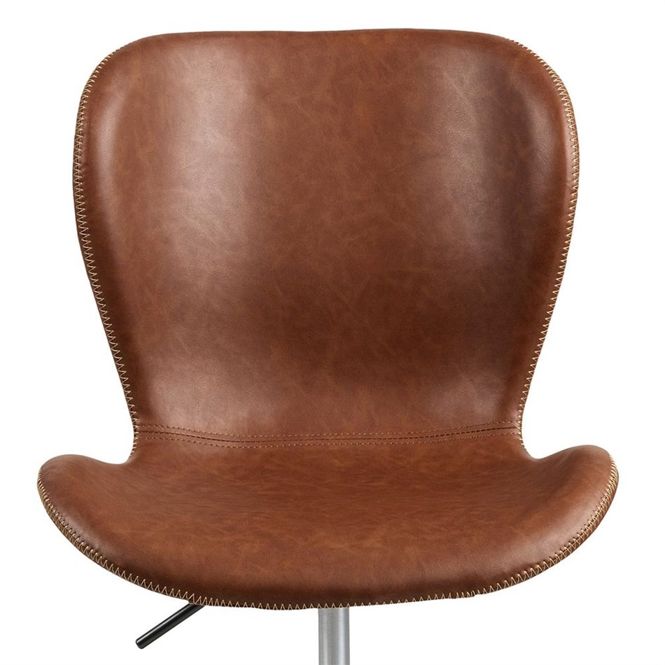 Ofisa krēsls Atilde , brūns, H87x55x54cm, sēdvirsma H 44-51cm