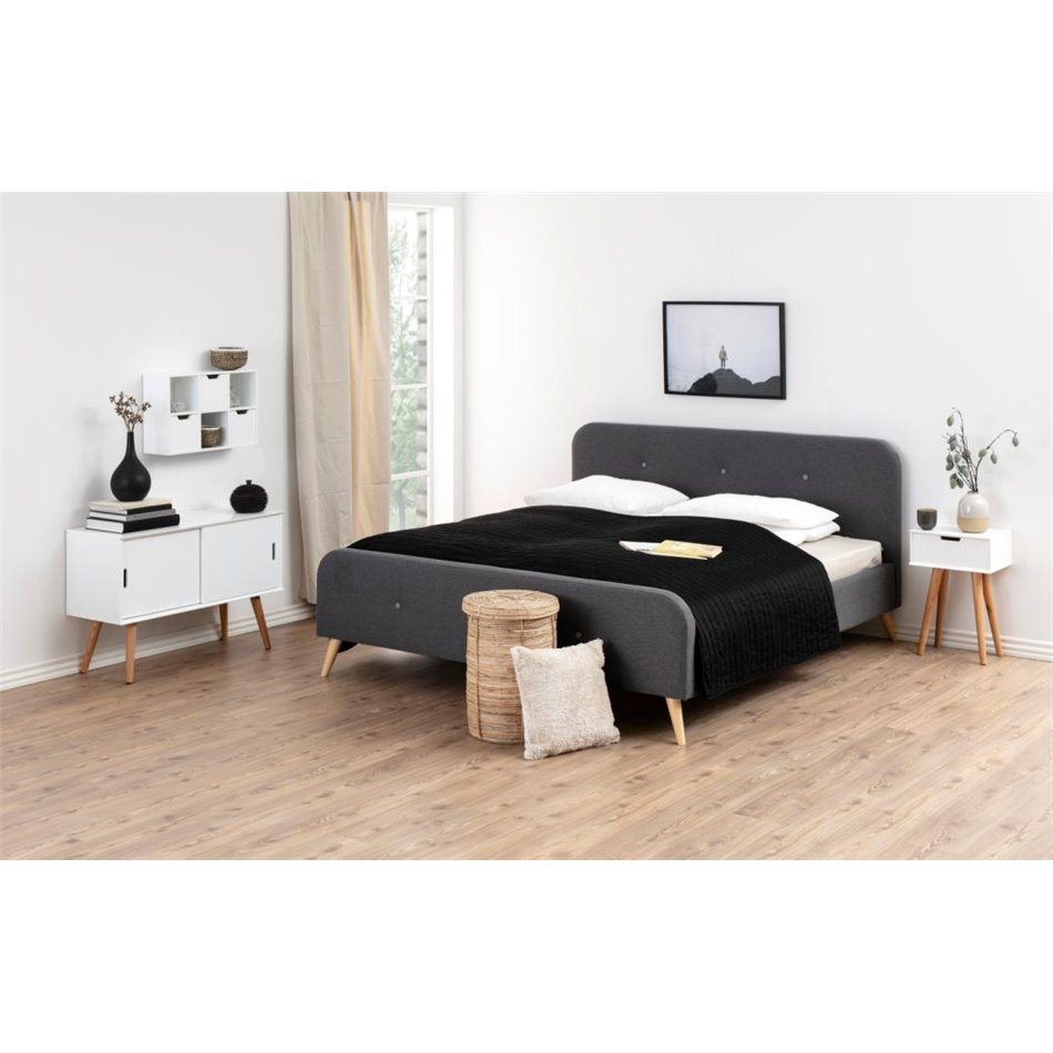 Bedside table Atiro, H61.5x40x30cm