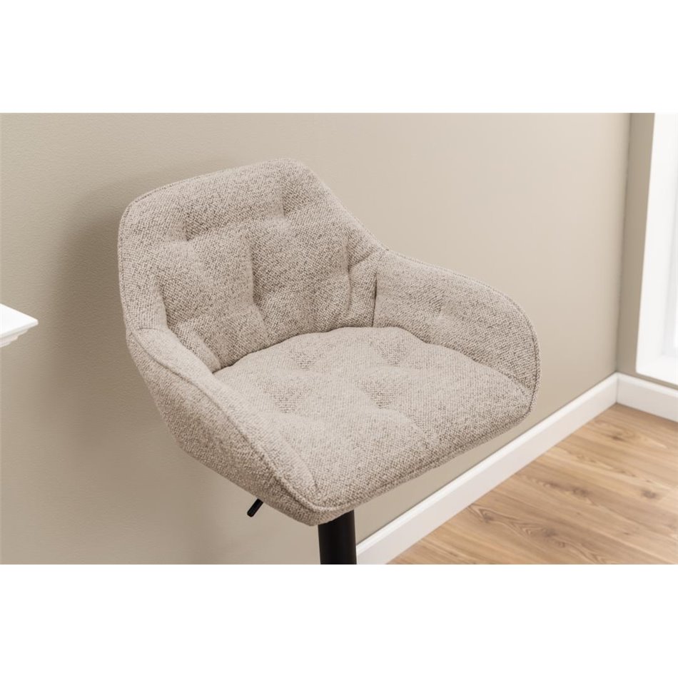 Барный стул Arook, комплект из 2 шт., бежевый, H109x52x52см, высота сиденья 63-84см