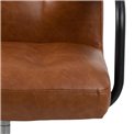 Office chair Acos, brown, H80-90cm, D55cm