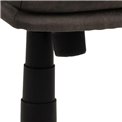 Ofisa krēsls Acbraid, antracīta krāsa, H115x67x69.5cm, sēdvirsma H 48-57cm
