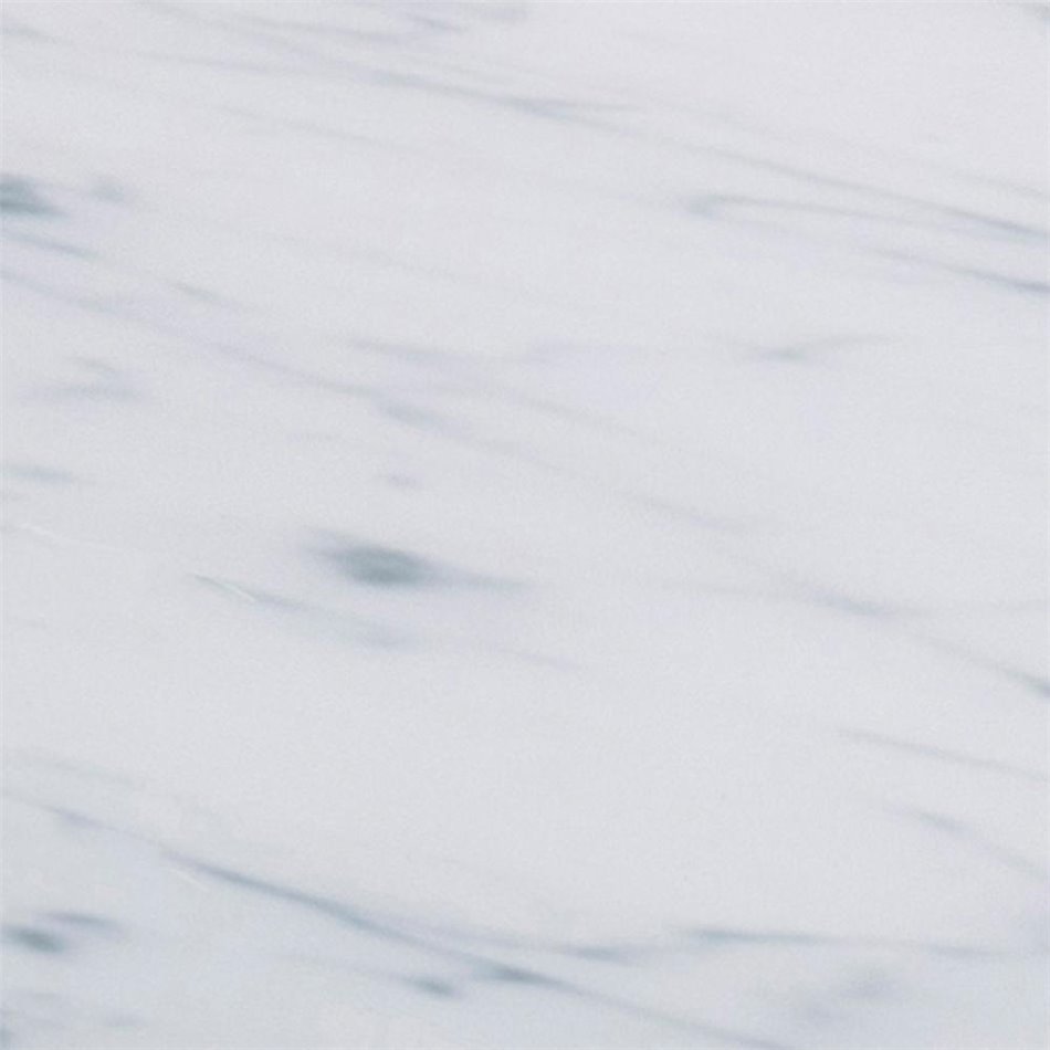 Kafijas galds Alis, stikla virsma, balta marmora izskats, H45x90x50cm