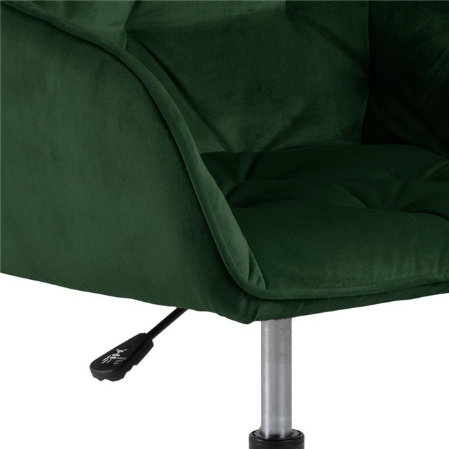 Office chair Arook, green, H88.5x59x58.5cm, seat height 46-55cm