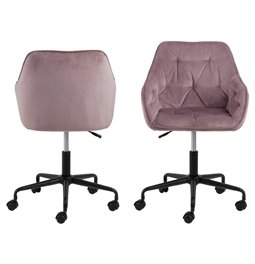 Офисное кресло Arook, dusty rose, H88.5x59x58.5см, высота сиденья 46-55см