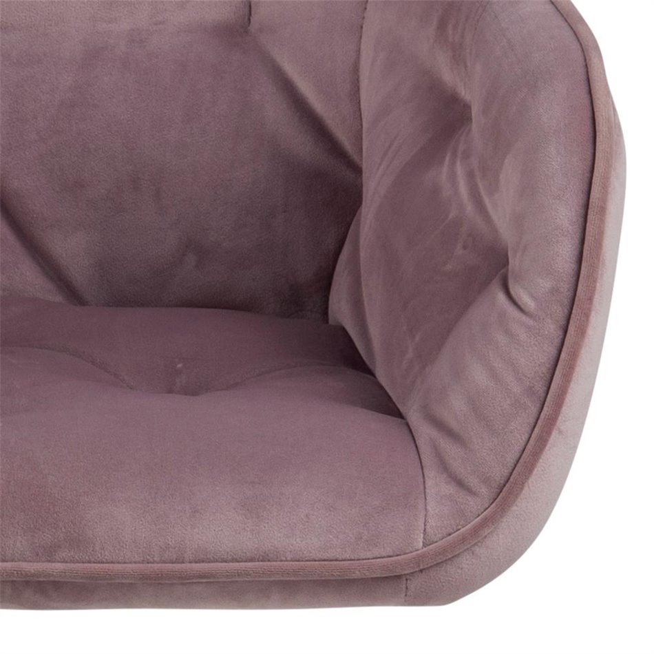 Ofisa krēsls Arook, dusty rose, H88.5x59x58.5cm, sēdvirsma H 46-55cm