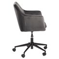 Ofisa krēsls Aron, tumši pelēks, H91x58x58cm, sēdvirsma H 44-54cm