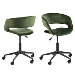 Ofisa krēsls Argo, zaļš, H87x56x54cm, sēdvirsma H 42-54cm