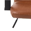 Ofisa krēsls Alora, brūns, H90x57x60cm, sēdvirsma H 43-53cm