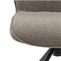 Pusdienu krēsls Acura, komplektā 2 gab., brūni pelēks, H88.5x51x61.5cm, sēdvirsma H 49cm