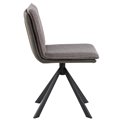 Dining chair Alfynn, grey-brown, H85x47x59cm, seat height 50cm