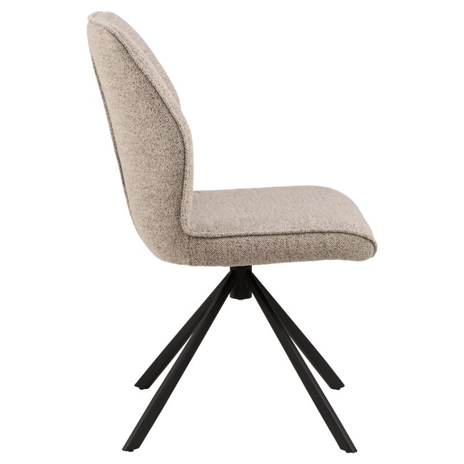 Pusdienu krēsls Acura, komplektā 2 gab., bēšs, H88.5x51x61.5cm, sēdvirsma H 49cm