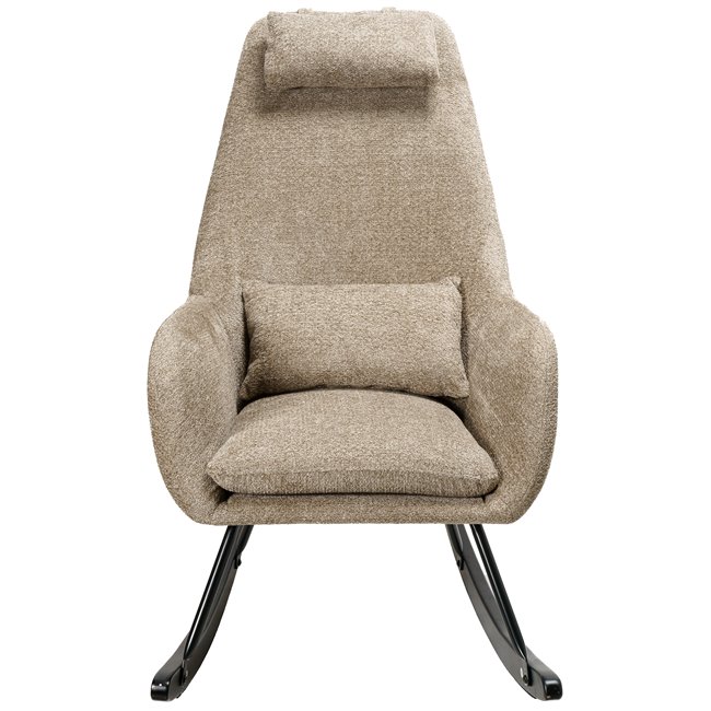 Кресло-качалка Amberg, коричневое, 105x63x53cm, высота сиденья 46cm