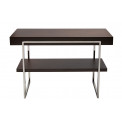 Console table Eisdorf, walnut wood veneer, 120x40x78cm