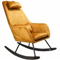 Šūpuļkrēsls Amberg, oranžs, 105x63x53cm, sēdvirsmas augstums 46cm