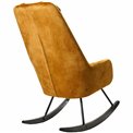 Šūpuļkrēsls Amberg, oranžs, 105x63x53cm, sēdvirsmas augstums 46cm