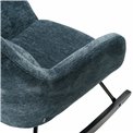 Šūpuļkrēsls Amberg, t.zils 18, 105x63x53cm, sēdvirsmas augstums 46cm