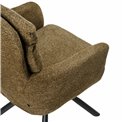 Atpūtas krēsls Arringo, brūni pelēks, grozāms 180, 95x63x57cm, sedvirsmas augstums 50cm