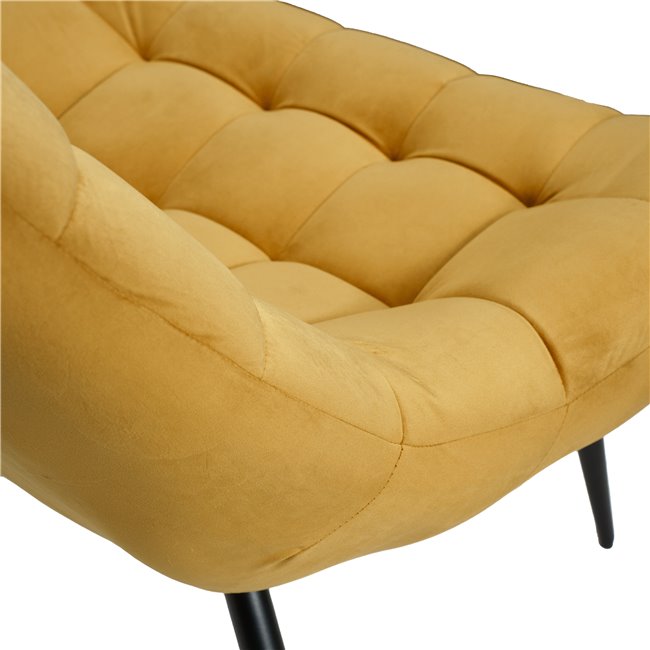 Armchair Oberwart, mustard,  83x47x77cm