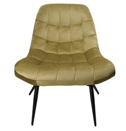Armchair Oberwart, gold, 83x47x77cm