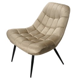 Armchair Oberwart, taupe, 83x47x77cm