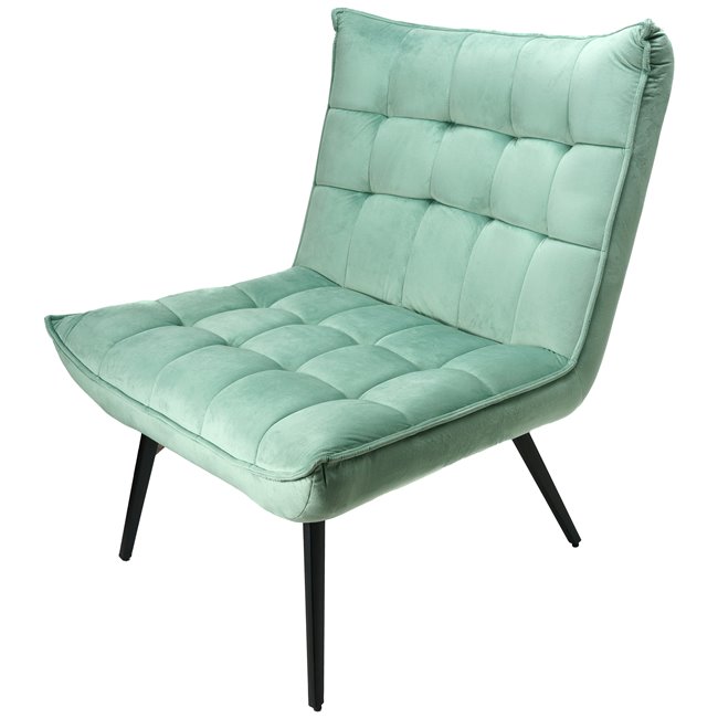 Armchair Oltina, peppermint, 101x79.5x81cm