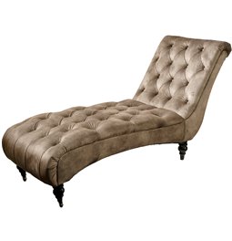 Chaise lounge Arian, taupe,  86x160x65cm