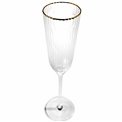 Champagne glass Bergo, metallic copper, H26, D5cm, 200ml