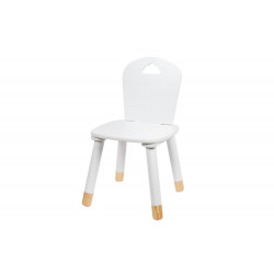 Krēsls Sweet, balts, H50x26x28cm, sēdvirsms augstums 25cm