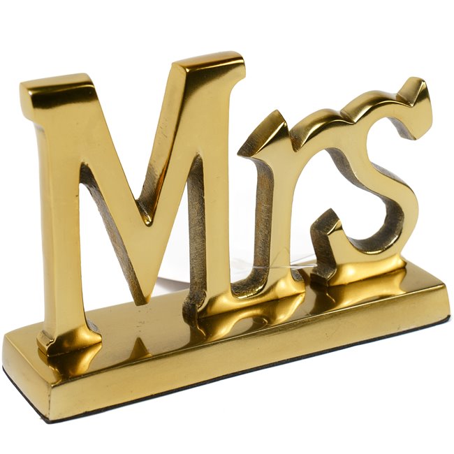 Decor MRS, aluminium, 15x4.5xH10cm