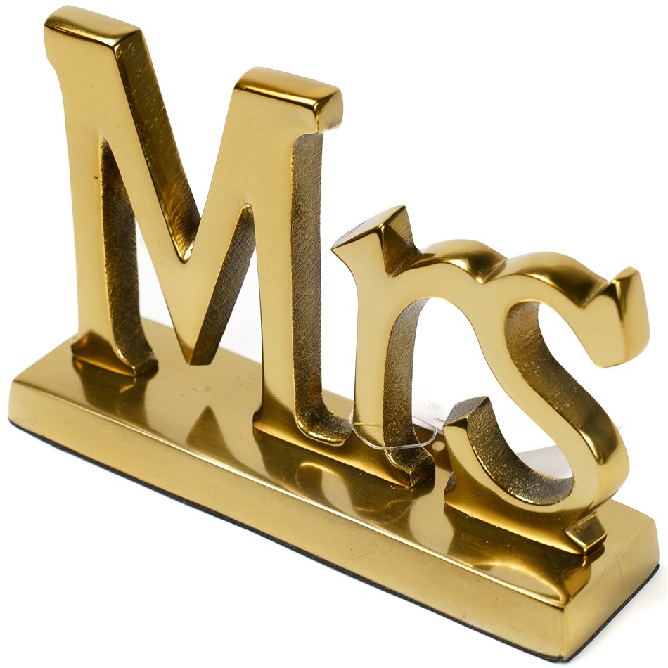 Decor MRS, aluminium, 15x4.5xH10cm