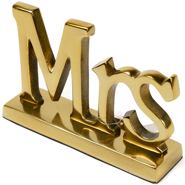 Decor MRS, aluminium, 15x4.5xH10cm