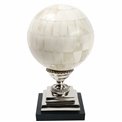 Decorative Bone ball, aluminium, 15x15xH25cm