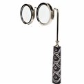 Brass 2 spectacle magnifier, 17.5x22.5xH2cm