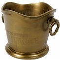 Wine cooler Juna, brass antique, 29x36x25 cm