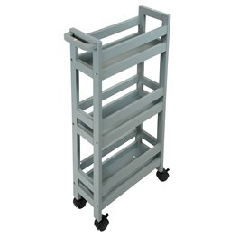 Wheels trolley Beton, 3 stores, H75X40x15cm