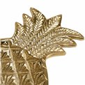 Paplāte Pineapple, alumīnijs, zelta, 23.7x13.9cm
