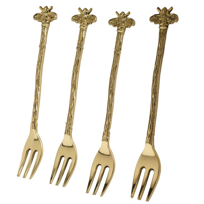 Kūku dakšiņas 4gab Bee, 14x1.9x0.63cm